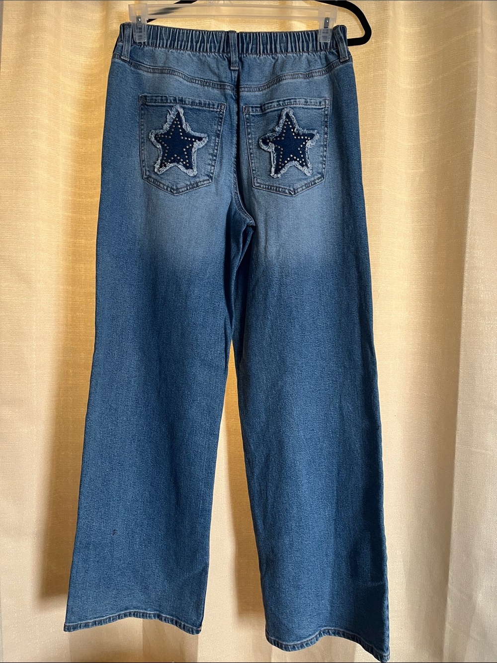 Women’s Classic Wide-Leg Blue Jeans